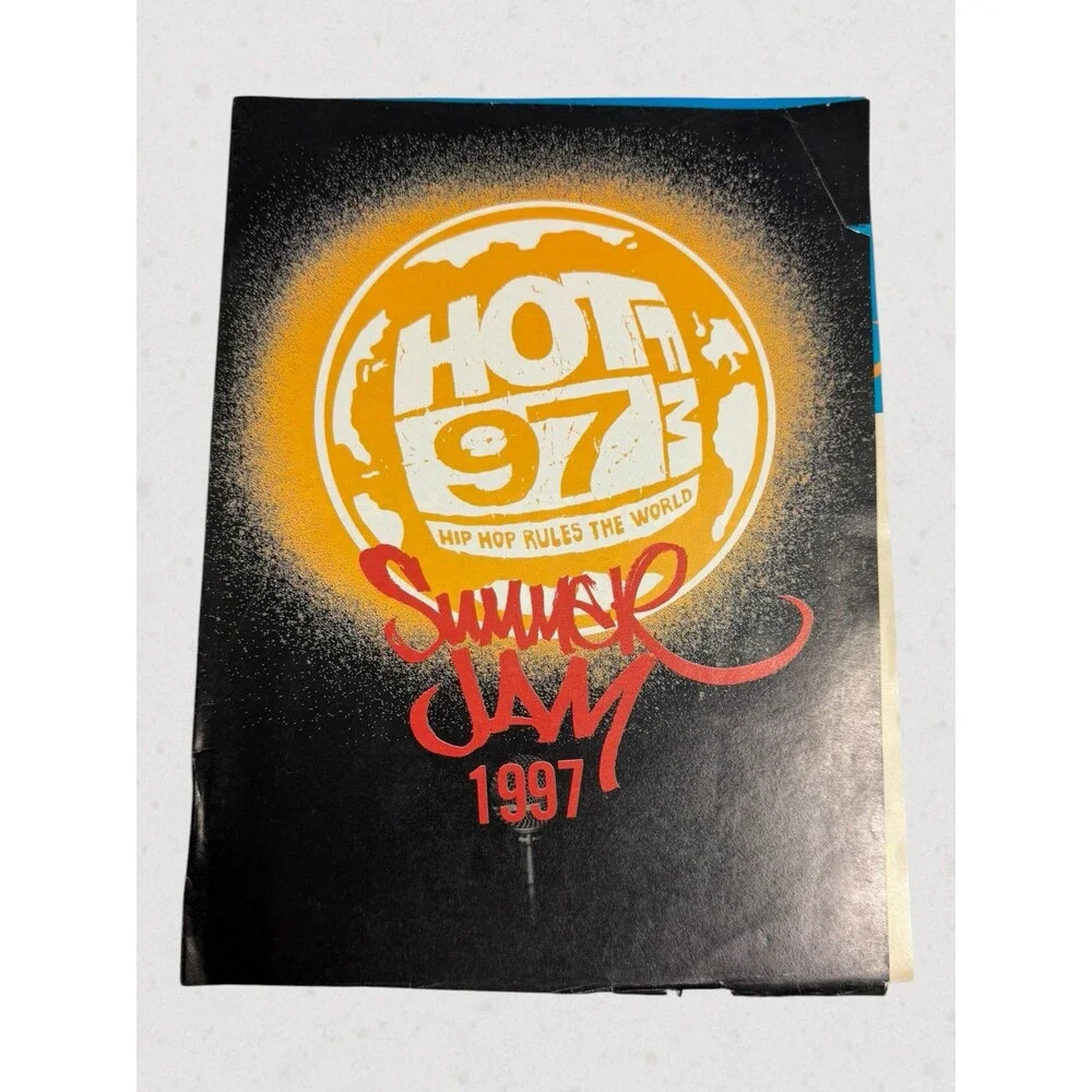 Vintage Hot 97 Summer Jam 1997 Concert Program Wu-Tang Clan Notorious BIG Rare